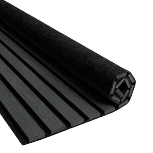 Flexible Akustikpaneel aus schwarzem Eichenfurnier 2400x520x18 mm