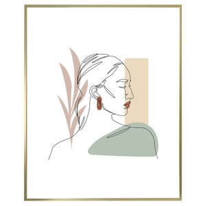 Ibi Bilderrahmen 40x50 cm goldfarben