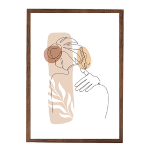 Paloma Bilderrahmen 50x70 cm geräuchertes Holz