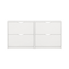 Livo Schuhschrank – weiß mit 4 Türen