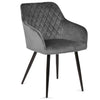 Grauer Velours