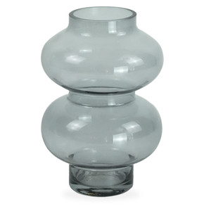 Gaia Glasvase geräuchert 21 cm