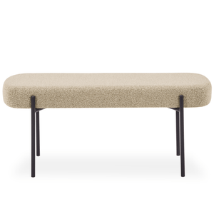 Helena Bank in Beige Bouclé 100x36x43 cm
