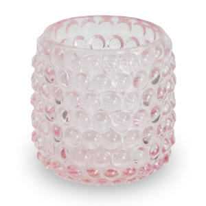 Nelly Glas-Teelichthalter rosa 8,5 cm