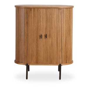 Florence Jalousieschrank mit Lamellen in Eiche 70x40x85 cm