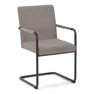 Tessa Freiswingerstuhl/Esszimmerstuhl in Sandtextil