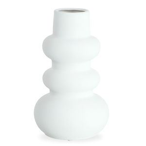 Billie Keramikvase weiß 24 cm