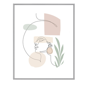 Malina Bilderrahmen PVC glänzend Stahl 30x40 cm