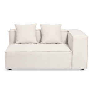 Hailey - Sitzelement für Modulsofa, Rechtes Modul in beige L: 147 X T: 100 X H: 65 Cm