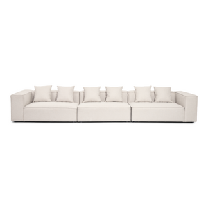Hailey - Modulares Sofa in Beige mit 3 Modulen L: 415 X T: 100 X H: 65 cm