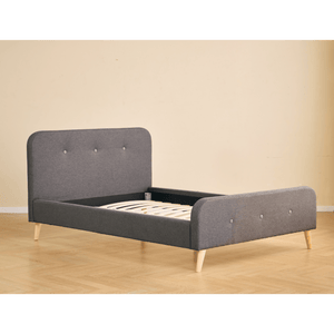 Christian Bettgestell in grau 140x200 cm