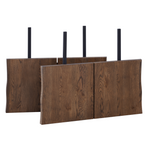 Susan/Molly/Esther- Ansteckplatten Für Esstisch, Eiche Massiv, Räuchereiche