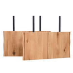 Susan/Molly/Esther - Ansteckplatten Für Esstisch, Eiche Massiv, Naturöl