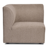 Emilia rechts- und linksseitiges Modul in Sand L: 79 x T: 79 x H: 72 cm