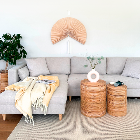 Brandy - Sofa mit Chaiselongue rechts und links wendbar - L: 290 x T: 96 x H: 80 cm