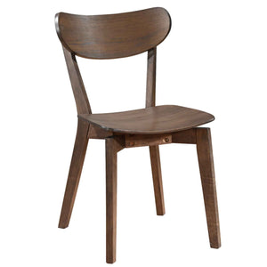 Rory Esszimmerstuhl – Holzstuhl aus geräuchertem Eichenfurnier