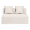 Hailey Mittelmodul in Beige L: 121 x T: 100 x H: 65 cm