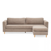 Hildur 3-Sitzer-Chaiselongue-Sofa in Sand