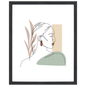 Lea Bilderrahmen 40x50 cm schwarz