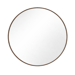 Ruthy Spiegel Ø60 cm mit Holzrahmen in Räuchereiche