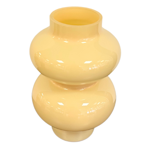 Gaia Glasvase gelb 21 cm