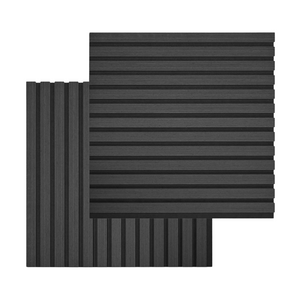 Akustikpaneel in schwarzem Eichenfurnier 520×520×18 mm