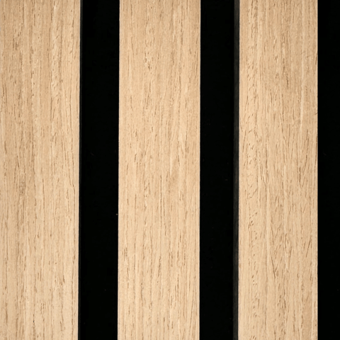 Muster einer Akustikpaneel aus Eichenfurnier 150 x 120 mm
