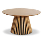 Lewis Latten-Couchtisch Ø90 in Eichenfurnier