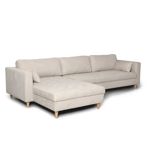 Brandy - Sofa mit Chaiselongue rechts und links wendbar - L: 290 x T: 96 x H: 80 cm