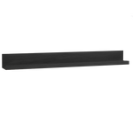 Emmie Bilderregal schwarz 115x7 cm