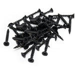 Montageschrauben/Plattenschrauben für Akustikplatten, schwarz, 4,2x30 mm, 50 Stück.