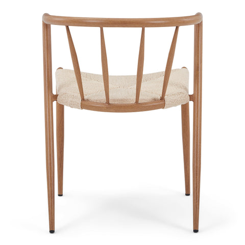 Bella Esszimmerstuhl - im Eichenlook mit Geflechtsitz