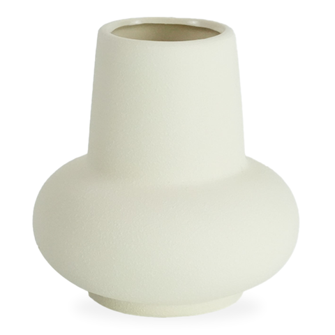 Birka Keramikvase sand 15 cm