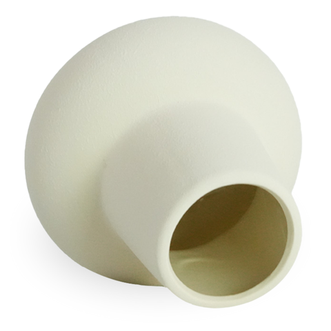 Birka Keramikvase sand 15 cm