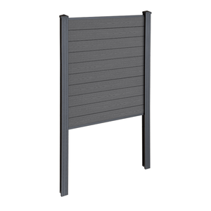 Finley WPC-Sichtschutzzaun Startmodul - H: 150 x L: 95 cm - Schwarz