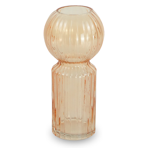Hera Glasvase bernsteinfarben 23 cm