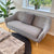 Layla 3-Sitzer Sofa - grauer Stoff mit Holzbeinen - L: 169 cm T: 83 cm H: 82 cm