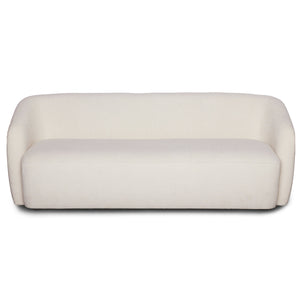 Melisa - 2-Sitzer Sofa aus weißem Boucle L: 173 x T: 84 x H: 66 cm