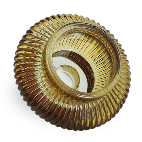Nala Glas-Kerzenhalter amber 6 cm
