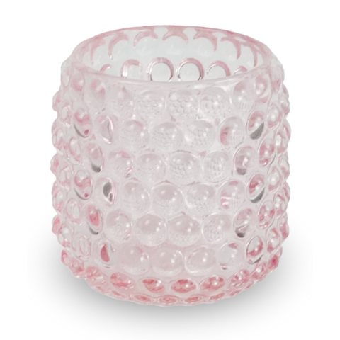 Nelly Glas-Teelichthalter rosa 8,5 cm