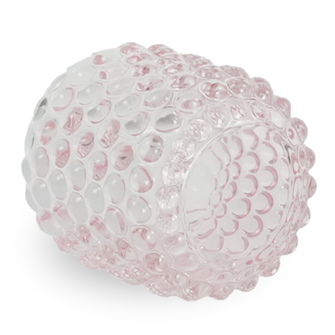 Nelly Glas-Teelichthalter rosa 8,5 cm
