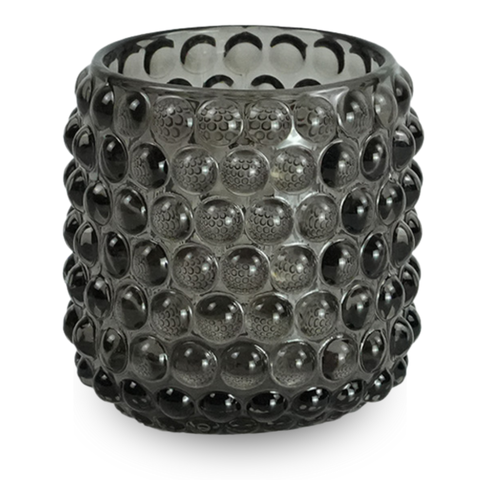 Nelly Glas-Teelichthalter grau 8,5 cm