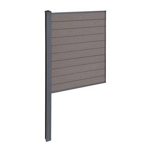 Finley WPC-Sichtschutzzaun Mittelmodul - H: 150 x L: 95 cm - Braun