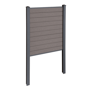 Finley WPC-Sichtschutzzaun Startmodul - H: 150 x L: 95 cm - Braun