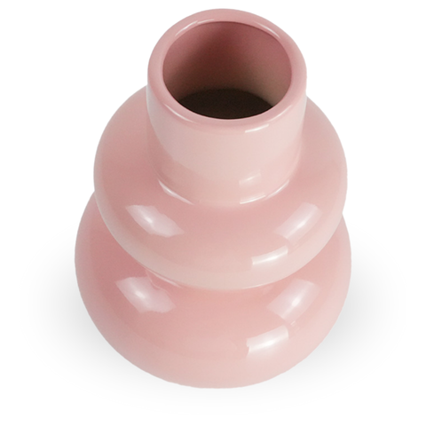 Bliss Keramikvase rosa 19,5 cm