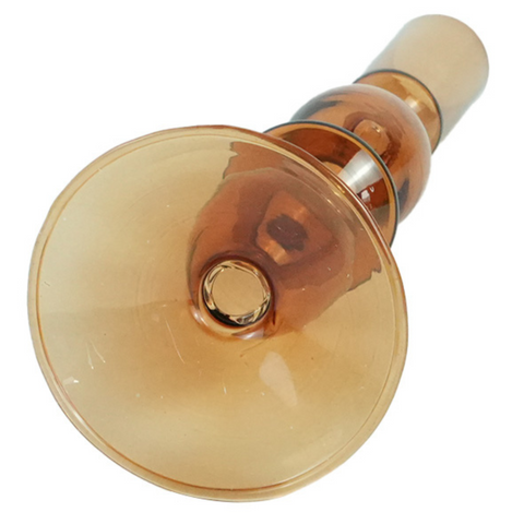 Cora Glas-Kerzenhalter amber 20 cm