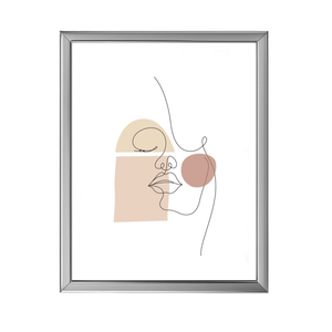 Malina Bilderrahmen PVC glänzend Stahl 13x18 cm