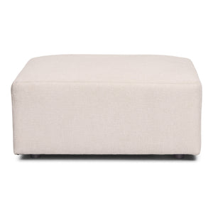 Emilia Pouf in Beige L: 79 x T: 79 x H: 39 cm