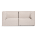 Emilia Modulsofa in Beige, 2 Module L: 158 x T: 79 x H: 72 cm