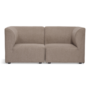 Emilia Modulsofa in Sand, 2 Module L: 158 x T: 79 x H: 72 cm
